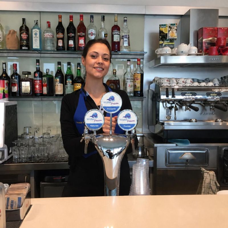 Bar presso il distributore Camer ad Alezio, cliente Water Passion